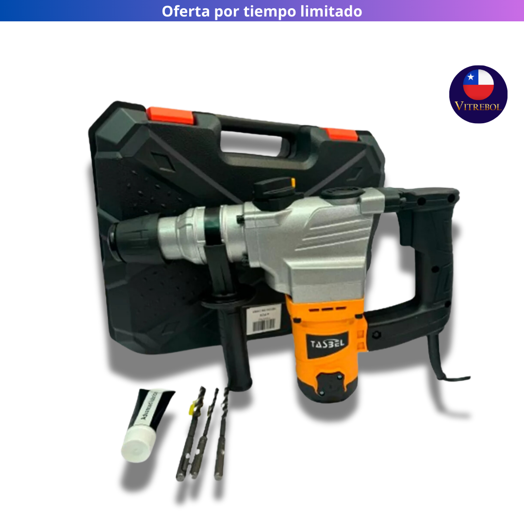 Rotomartillo Demolerdor de 1500 watts: Perfora todo tipo de Materiales