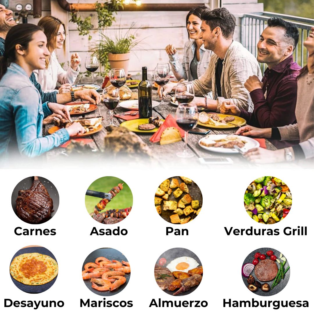 MasterGrill - Sartén Antiadherente de Eco Cerámica Medica de 30 Cm