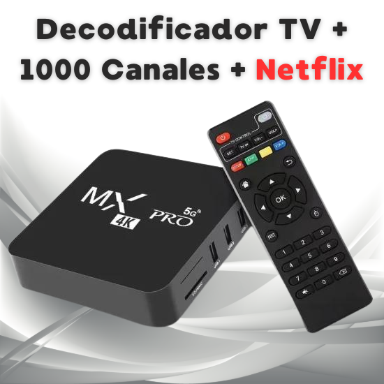Decodificador De Tv + 10000 Canales + Netflix, Amazon y Mas - PrimeBox® 📺