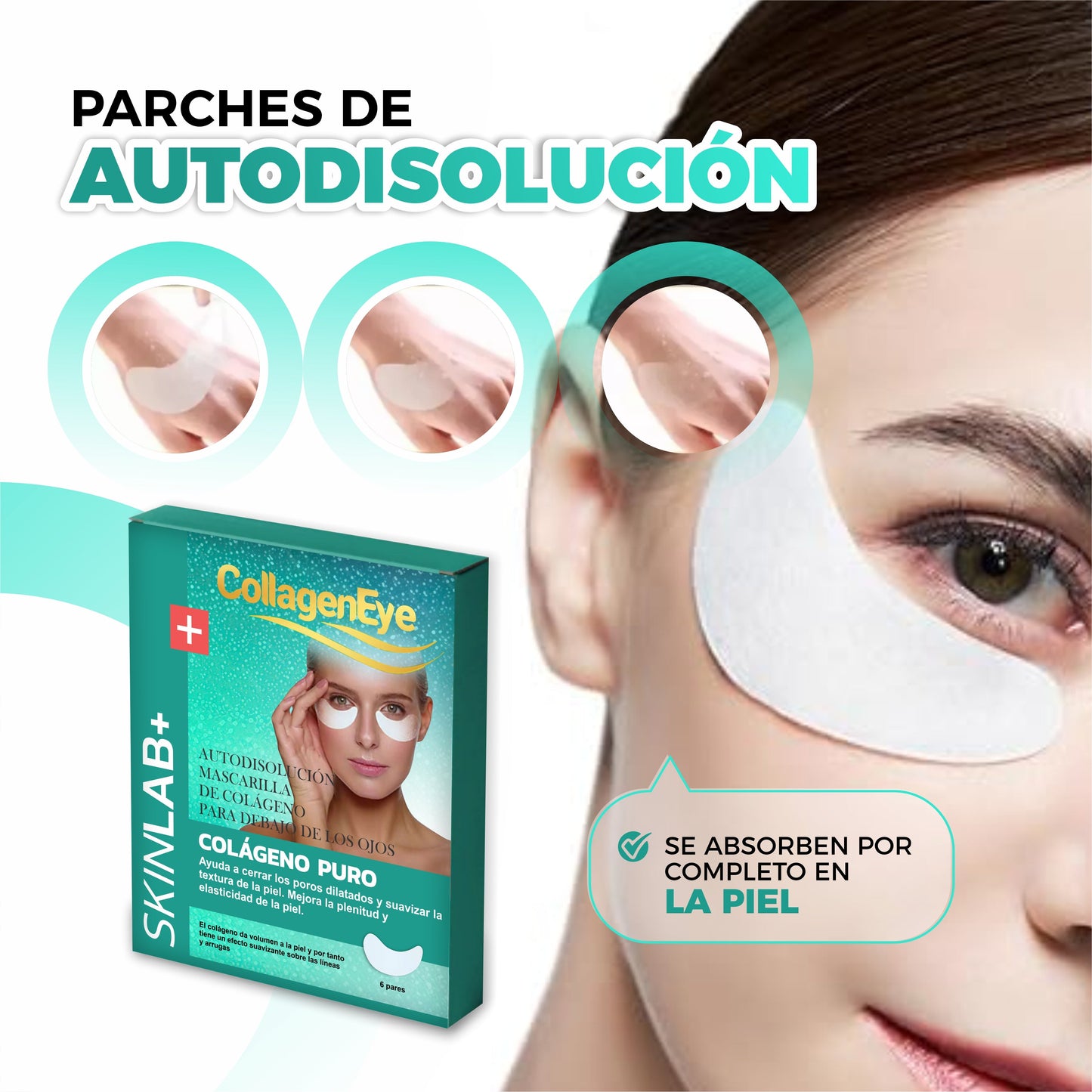 Nuevo Método Soluble De Colágeno Reafirmante Antiedad - CollagenEye©
