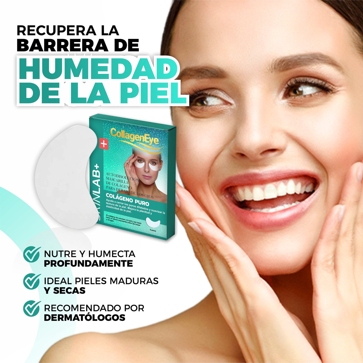 Nuevo Método Soluble De Colágeno Reafirmante Antiedad - CollagenEye©