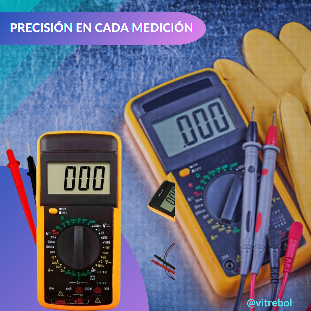 Multímetro Digital perfecto, Facilita tu Trabajo de medición