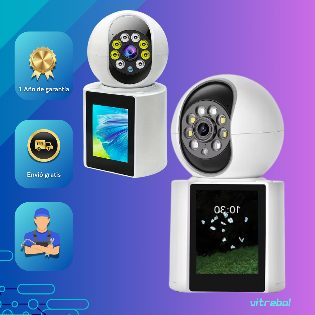 Camara De Seguridad con Videollamada 2k 3mp