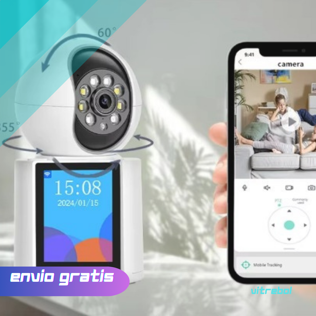 Camara De Seguridad con Videollamada 2k 3mp