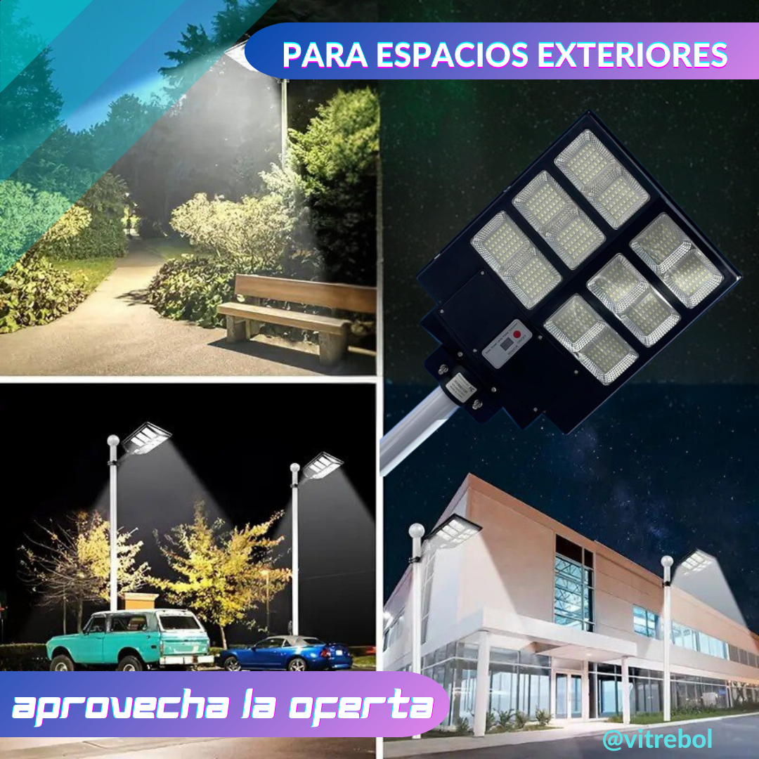 Lámpara Solar de 800 watts - Ilumina hasta 200 m2