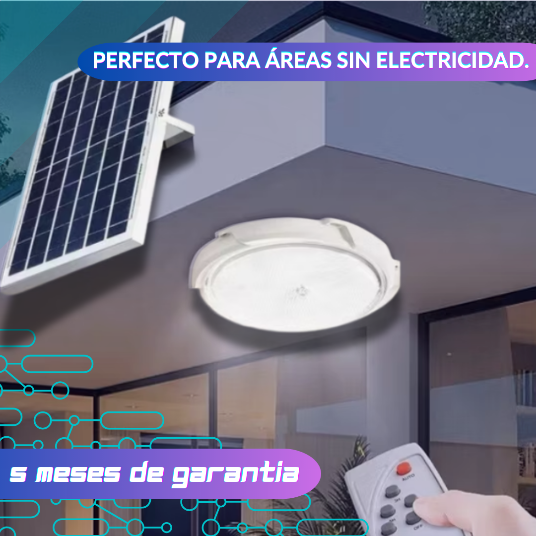 Luz Solar de 300W para Interiores y Exteriores ☀️
