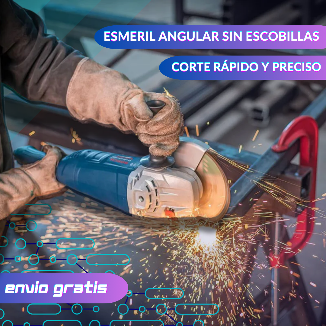Esmeril Inalámbrico Con Maletín - 2 Baterías 98 Voltios - Te Obsequiamos 2 Discos