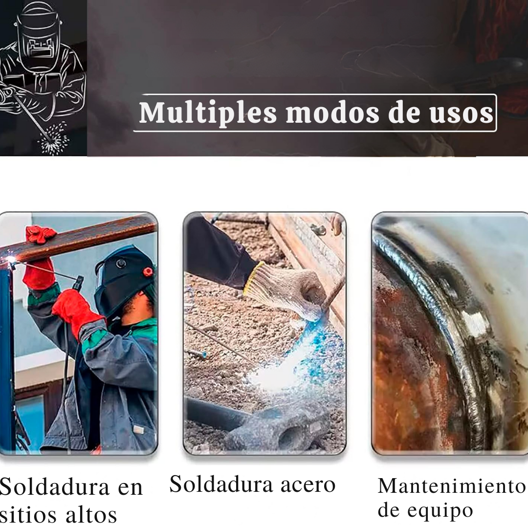 Soldadora Eléctrica De Mano - MMA - 250 Amperios - Practica y Eficiente