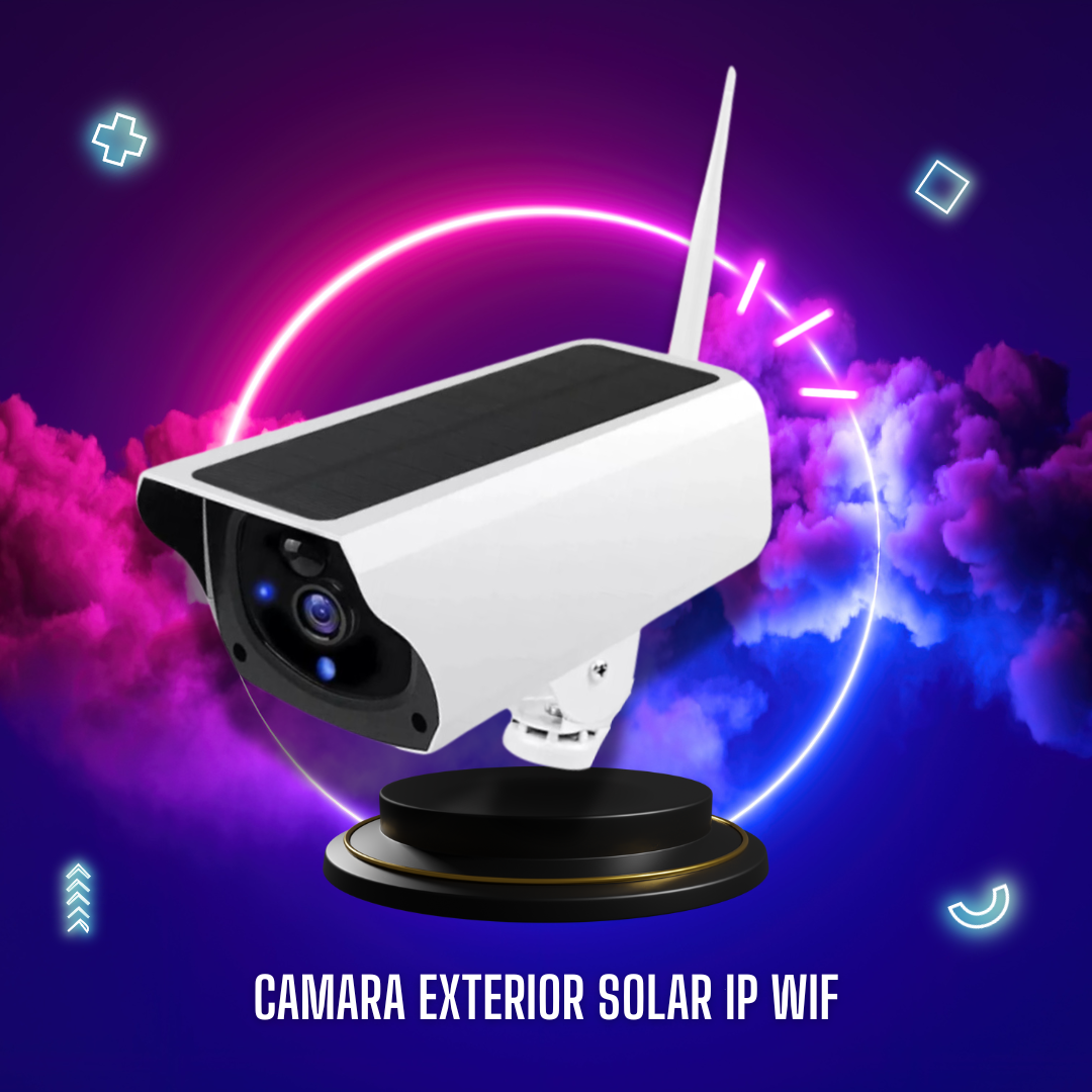 Camara de seguridad S-Mart carga con el sol y graba en full HD