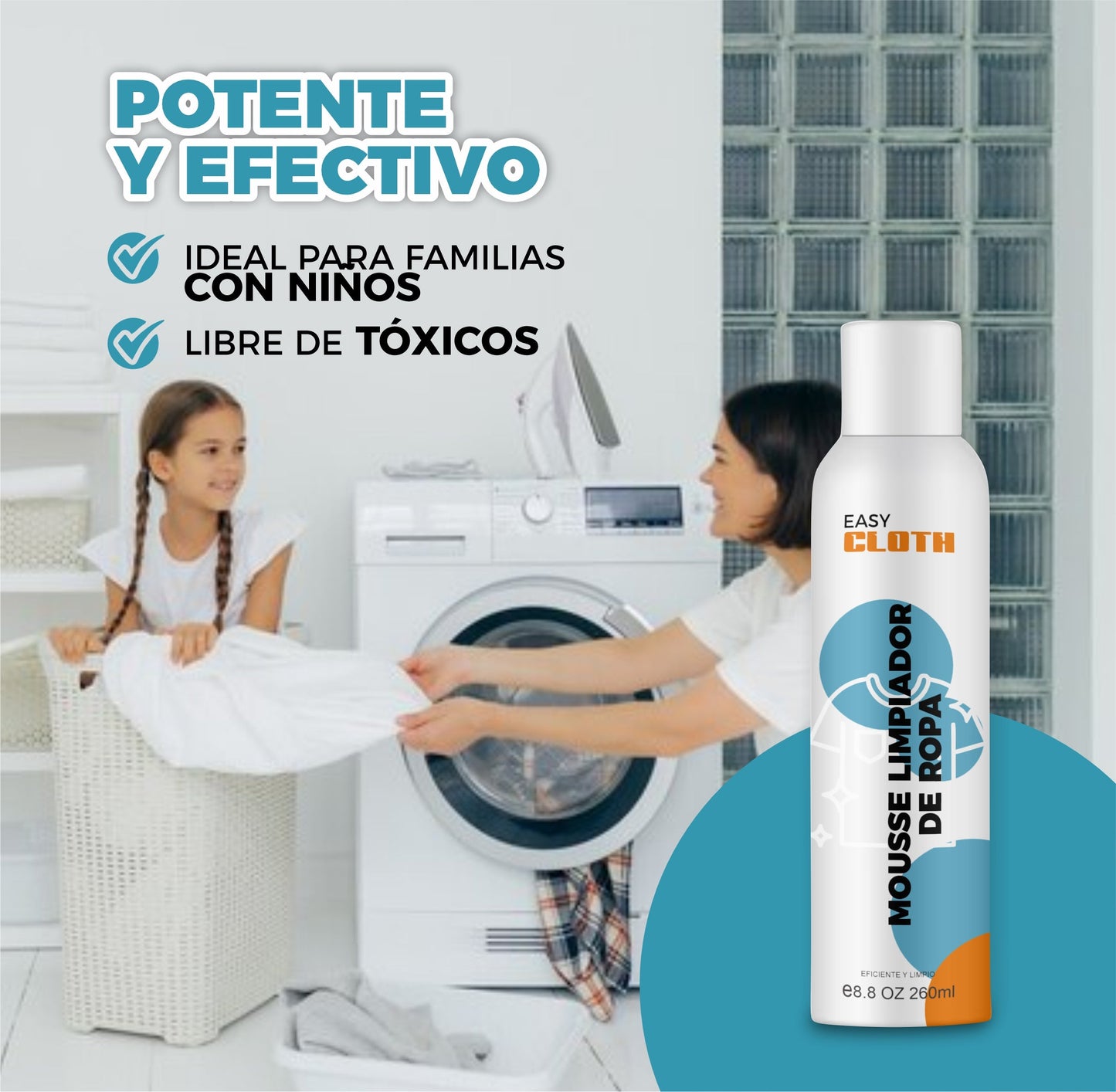 Espuma Quita Manchas Instantánea - EasyCloth©