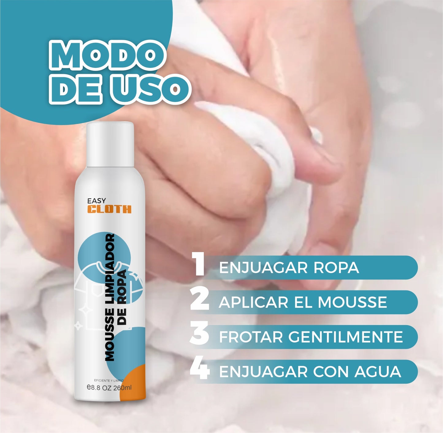 Espuma Quita Manchas Instantánea - EasyCloth©
