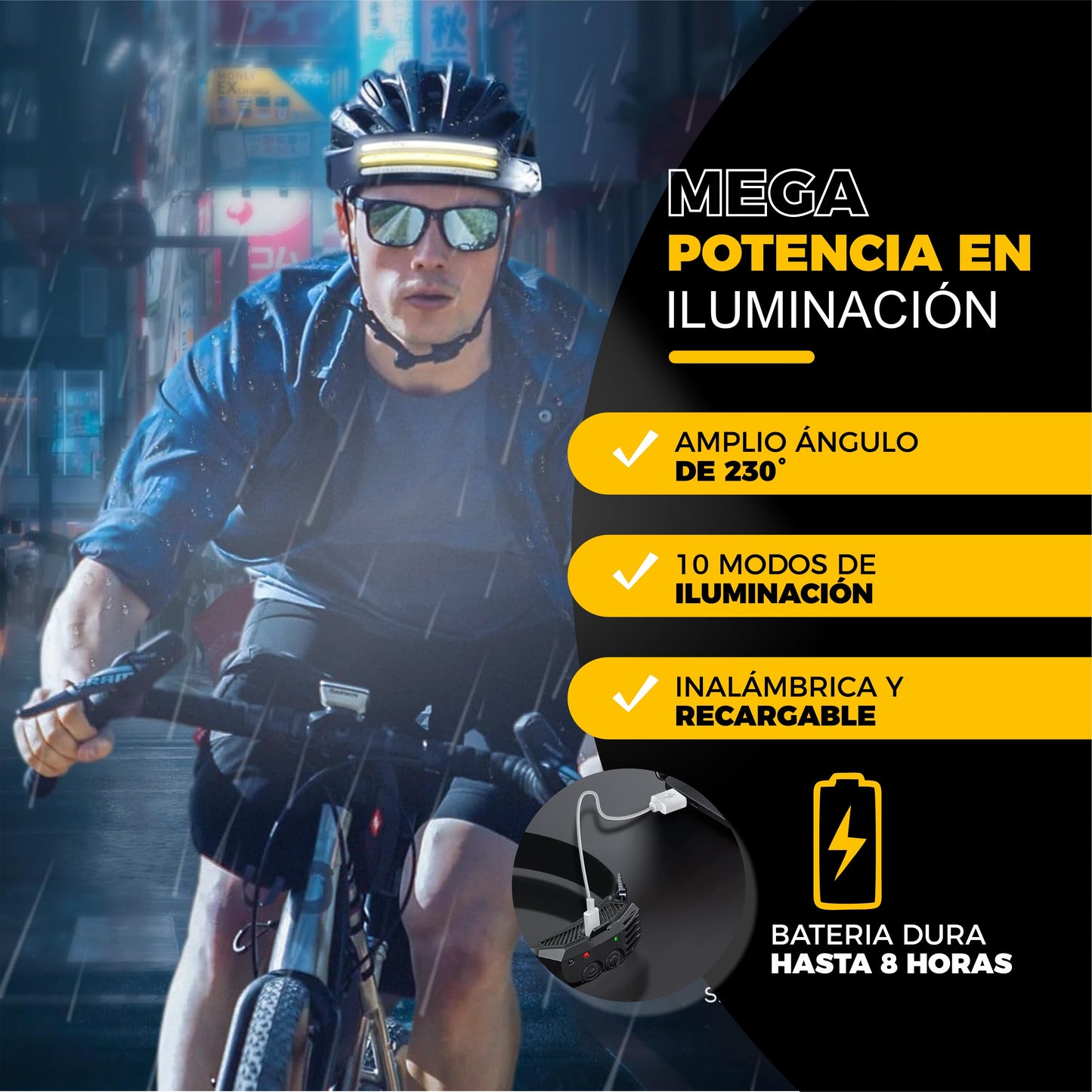 Linterna Orbital MegaPotente e Impermeable - HighVisión©