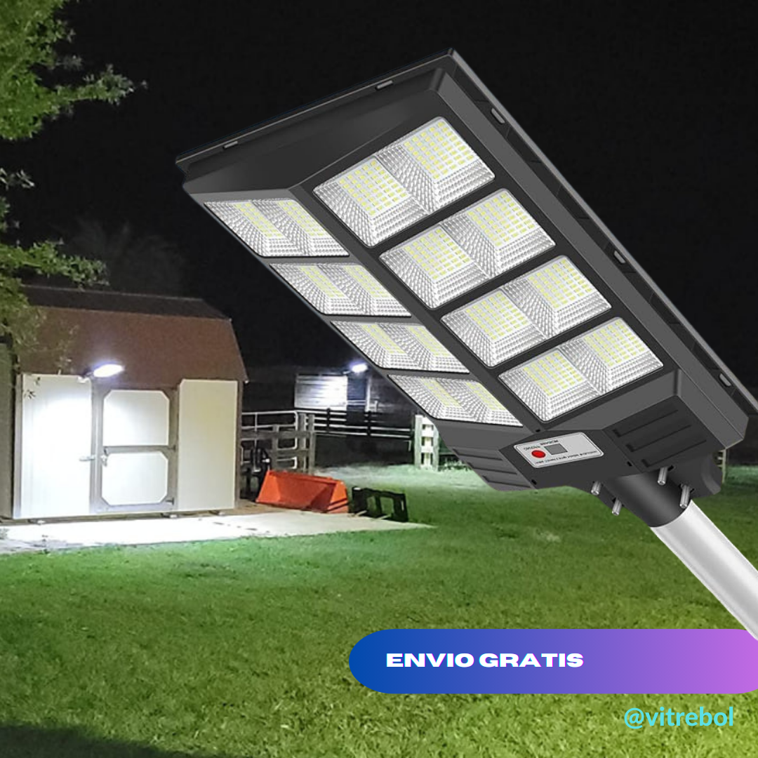 FOCO LED SOLAR 1000 watts-Imponente y de alta calidad. Te Obsequiamos el tubo de instalación