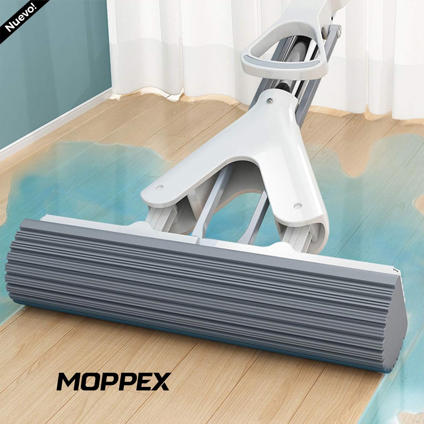 Mopa Extensible Auto Exprimible 2 en 1 - MoppeX©