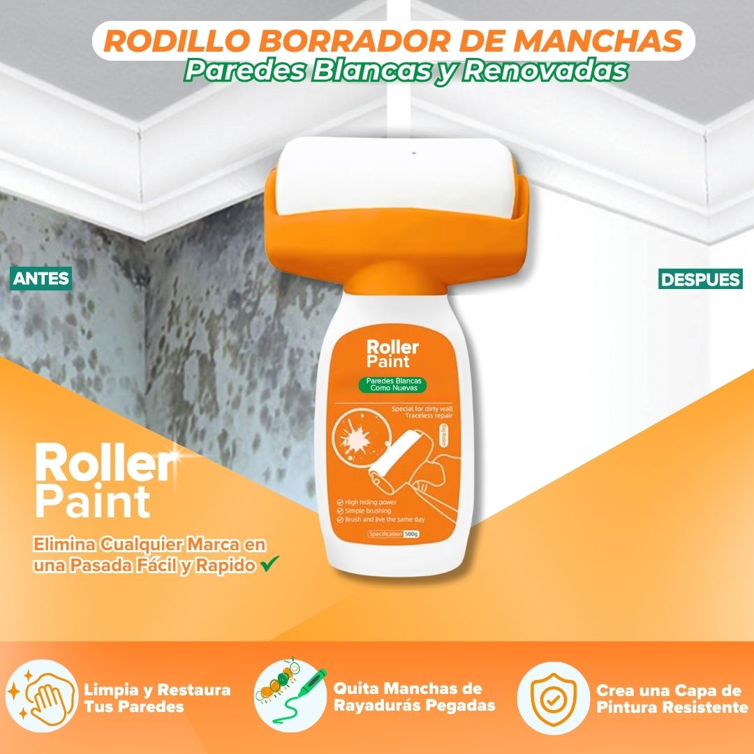 Infalible Rodillo Renovador de Paredes Express - RollerPaint©