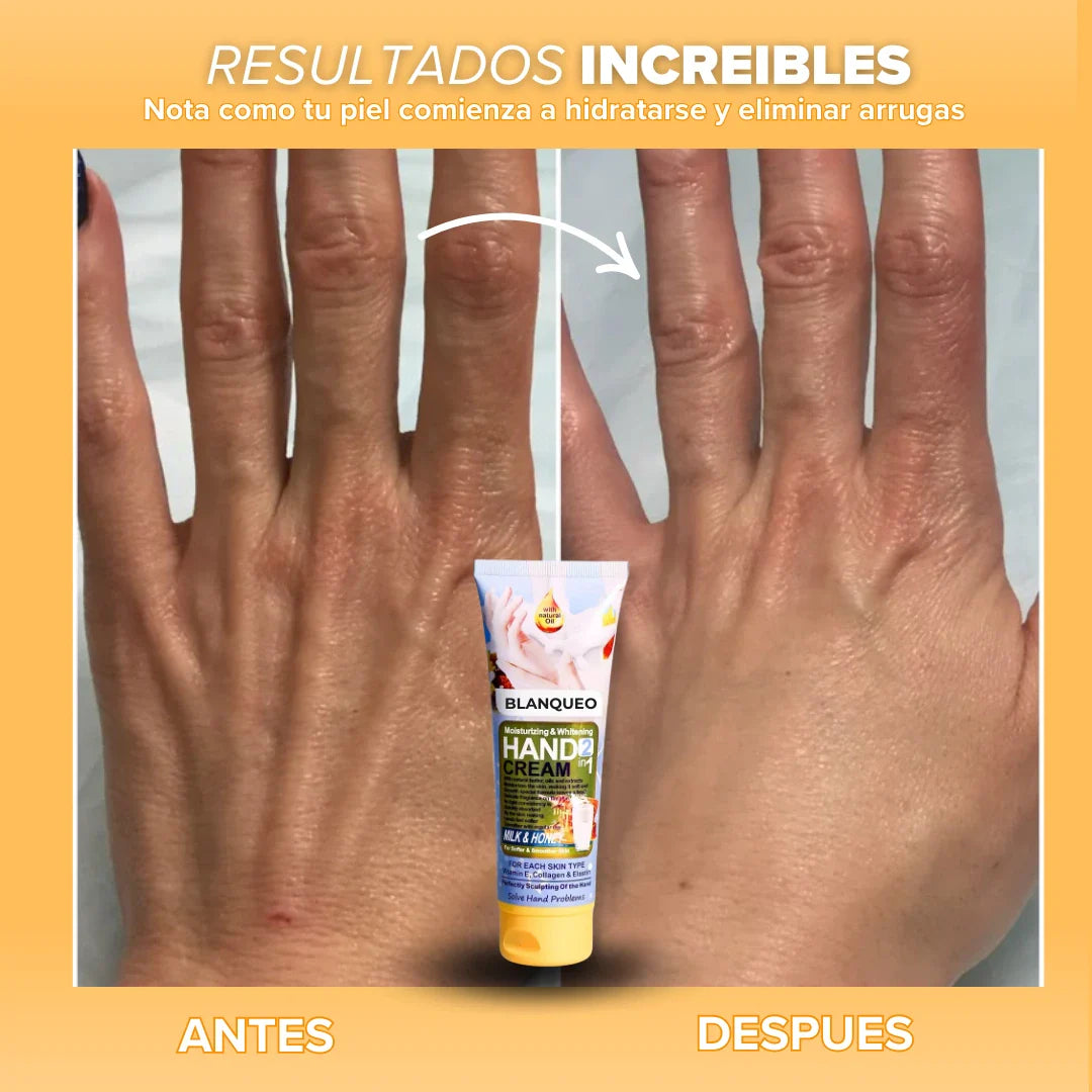3X1 | Crema de Manos ANTIEDAD con Leche y Miel Colagenizado