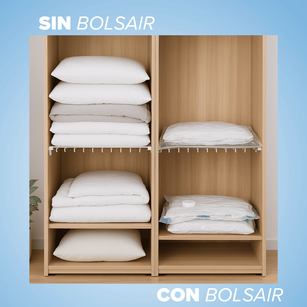Set Bolsas al Vacío XXL + Bomba de Aire - CompactAir®