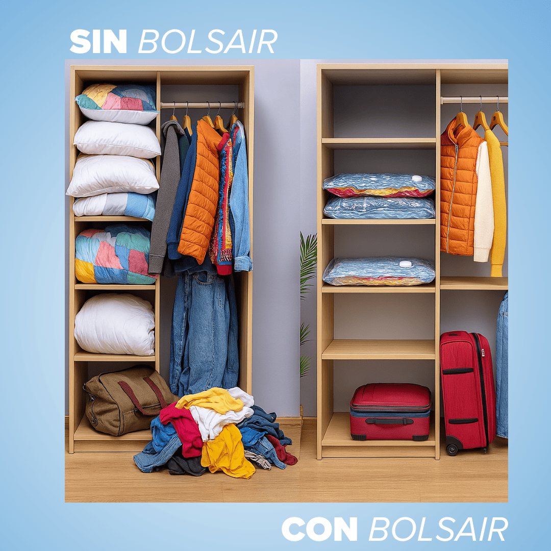 Set Bolsas al Vacío XXL + Bomba de Aire - CompactAir®