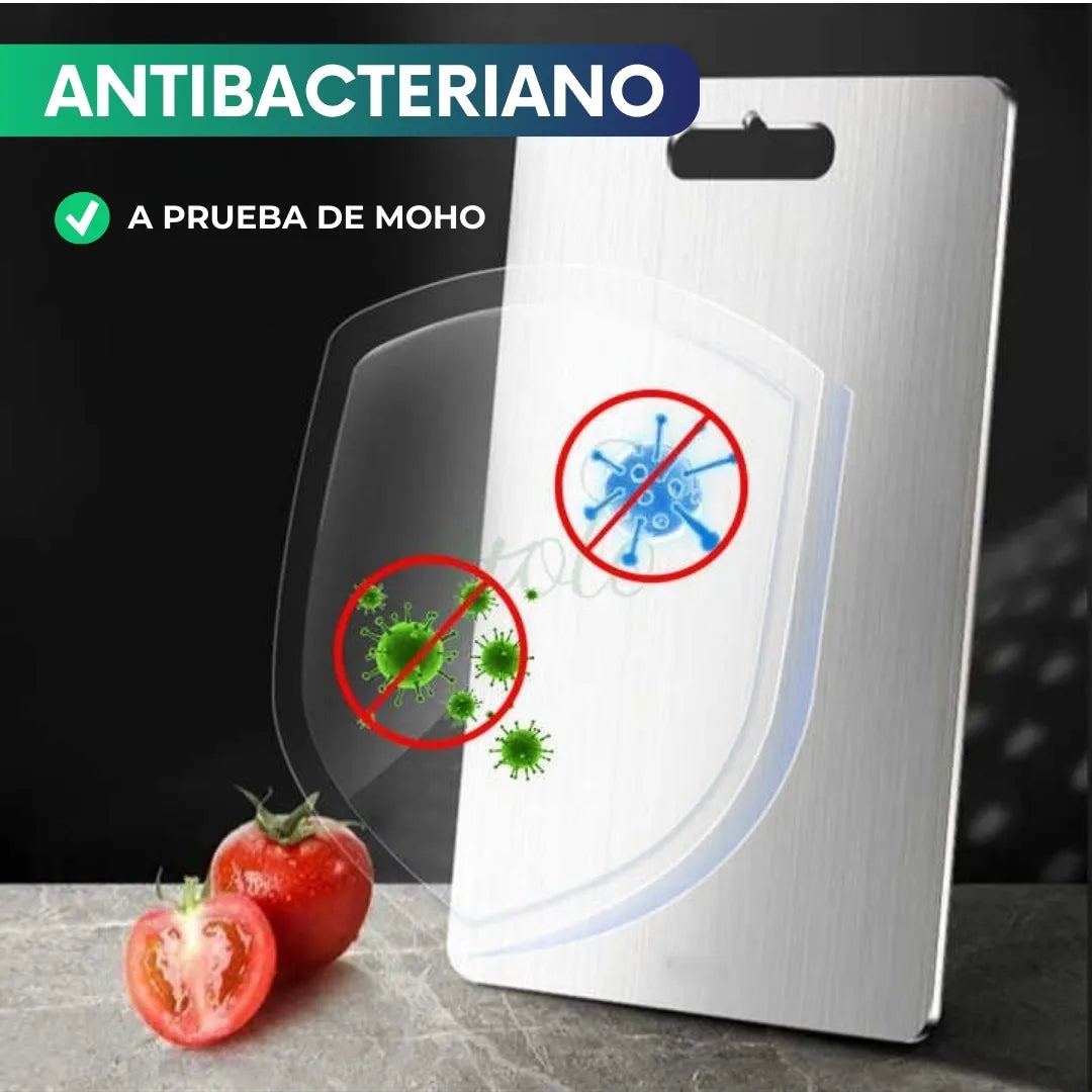 Tabla de picar de acero inoxidable (39x28cm)