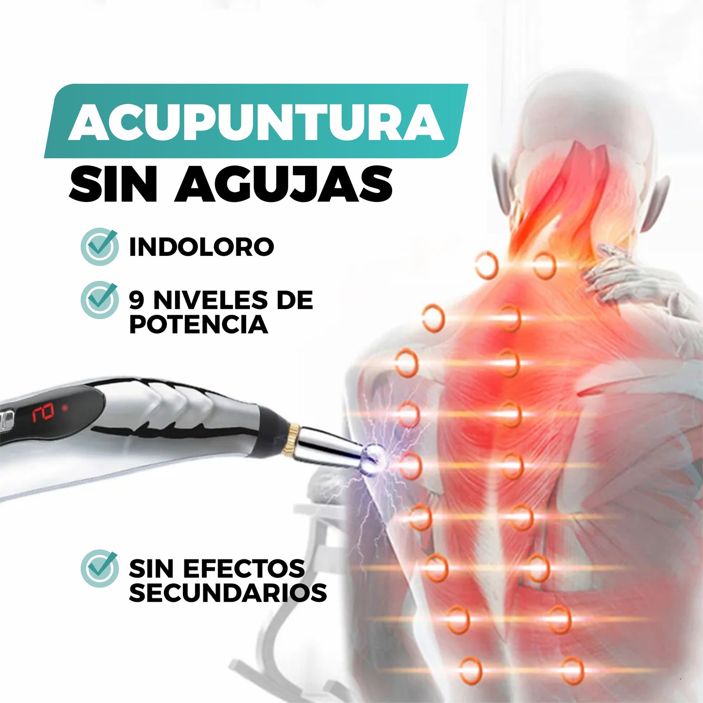 Relaja y elimina la tension y el dolor muscular.