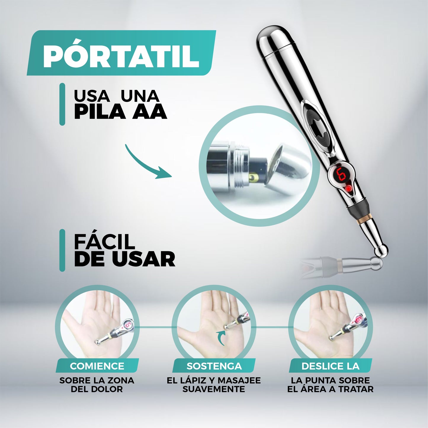 Relaja y elimina la tension y el dolor muscular.