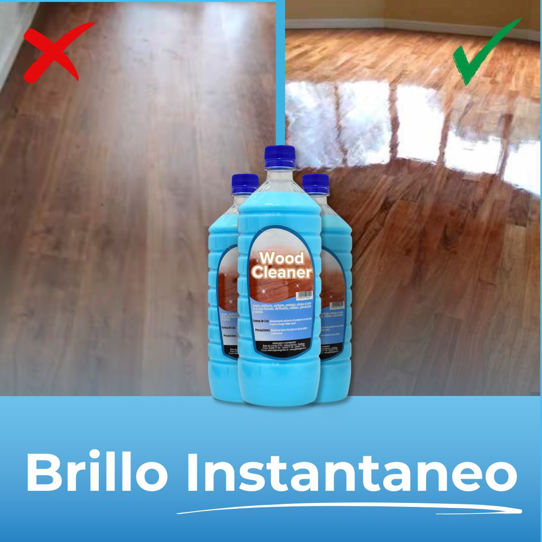 3x1 | Potente Renovador y Limpiador de Piso Flotante - WoodCleaner©