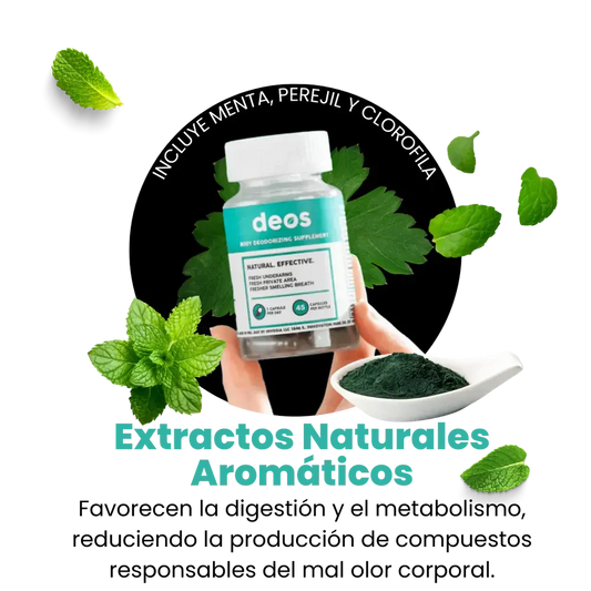 DEOS desodorante 100% natural - Elimina todos los malos olores de raíz