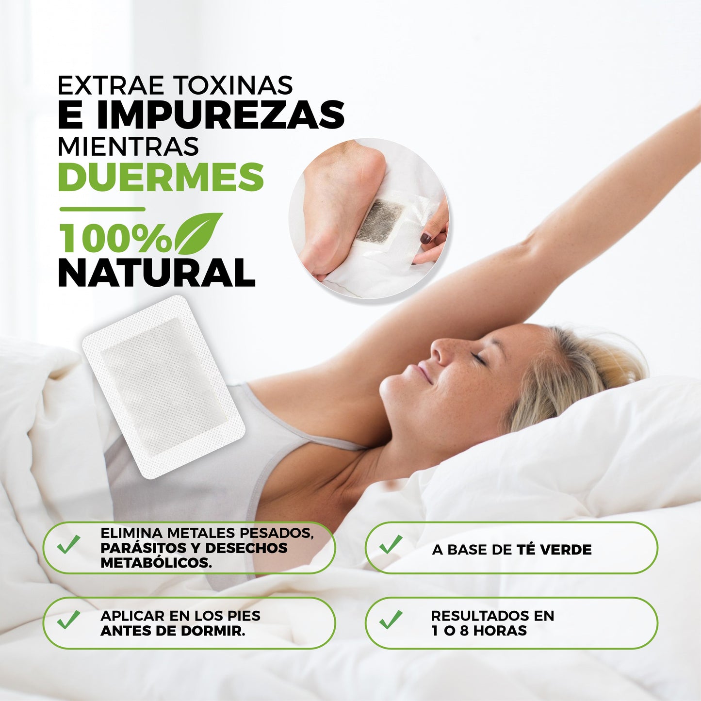 30x1 | Parches Desintoxica y Alivia dolores - BioDetox© (30 Unidades)