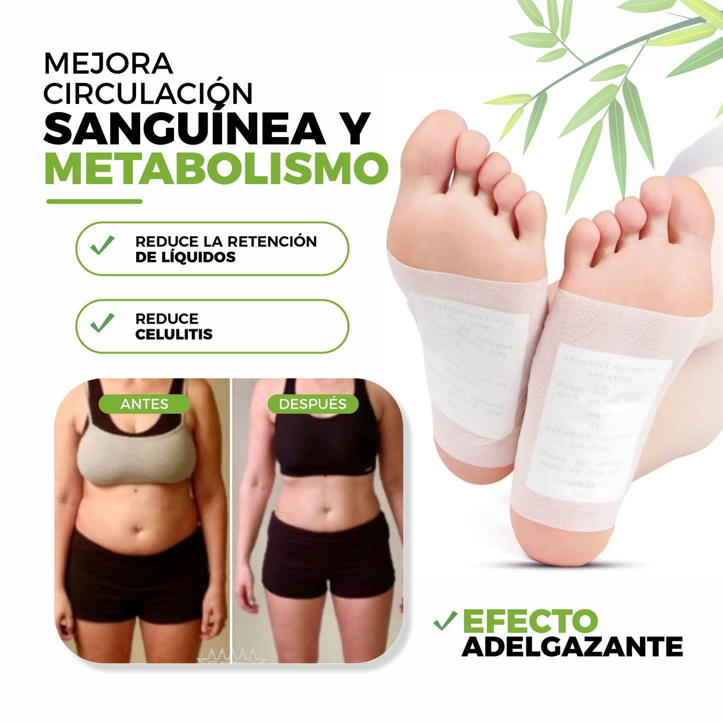 30x1 | Parches Desintoxica y Alivia dolores - BioDetox© (30 Unidades)