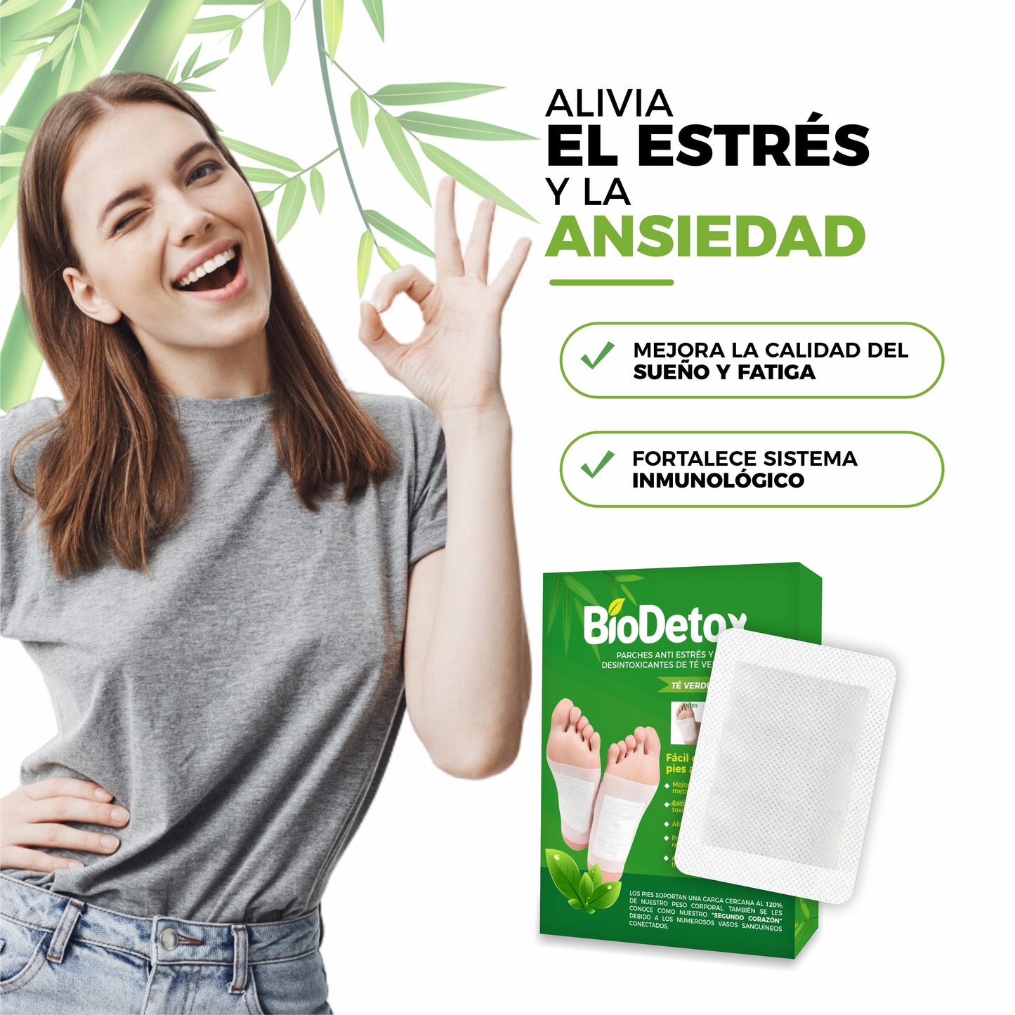 30x1 | Parches Desintoxica y Alivia dolores - BioDetox© (30 Unidades)