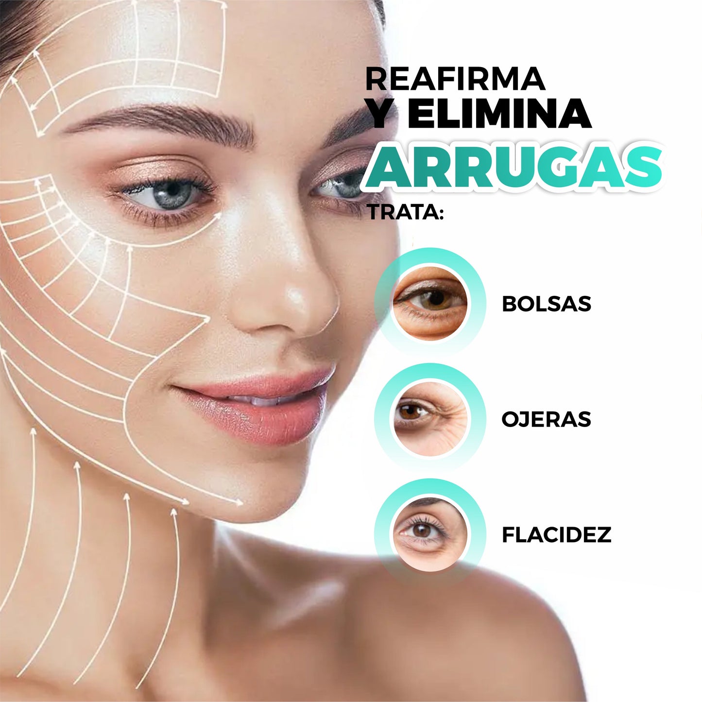 Nuevo Método Soluble De Colágeno Reafirmante Antiedad - CollagenEye©