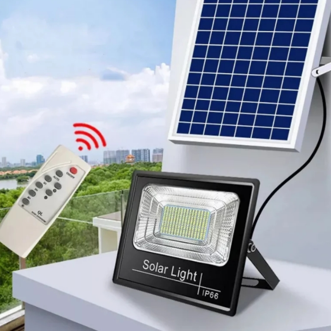 Reflector Solar de 300 watts: ilumina por 12 horas continuas