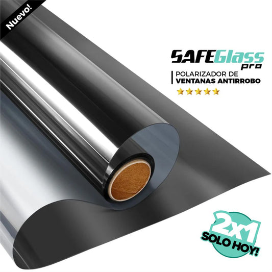 Pack 2 Rollos Polarizador De Ventanas Antirrobo - SafeGlas™ Pro