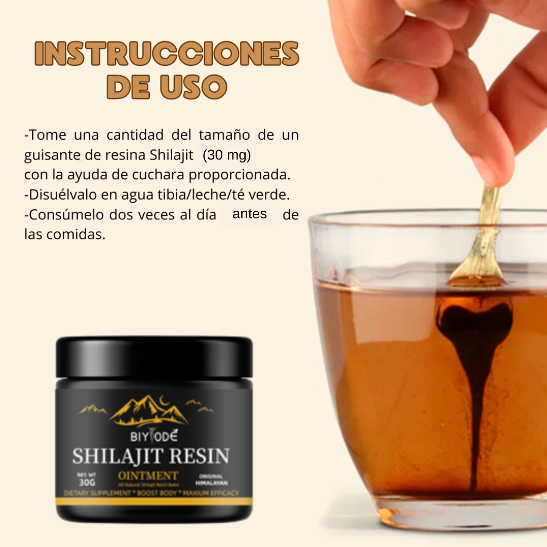 Shilajit 100% Puro 💎 | Fuente de Energía Vital del Himalaya