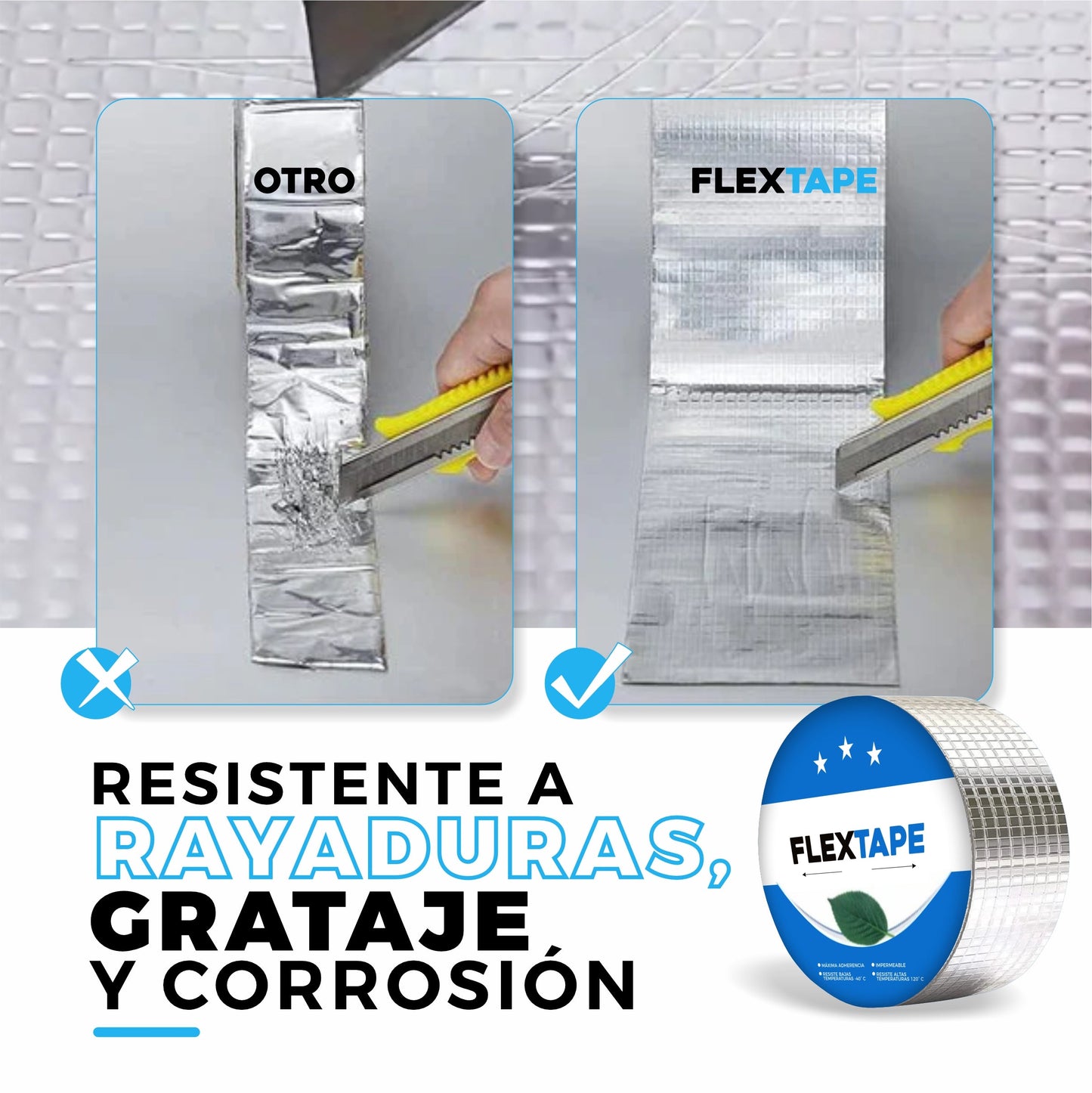 2x1 | Cinta Selladora Extra Fuerte e Impermeable - FlexTape©