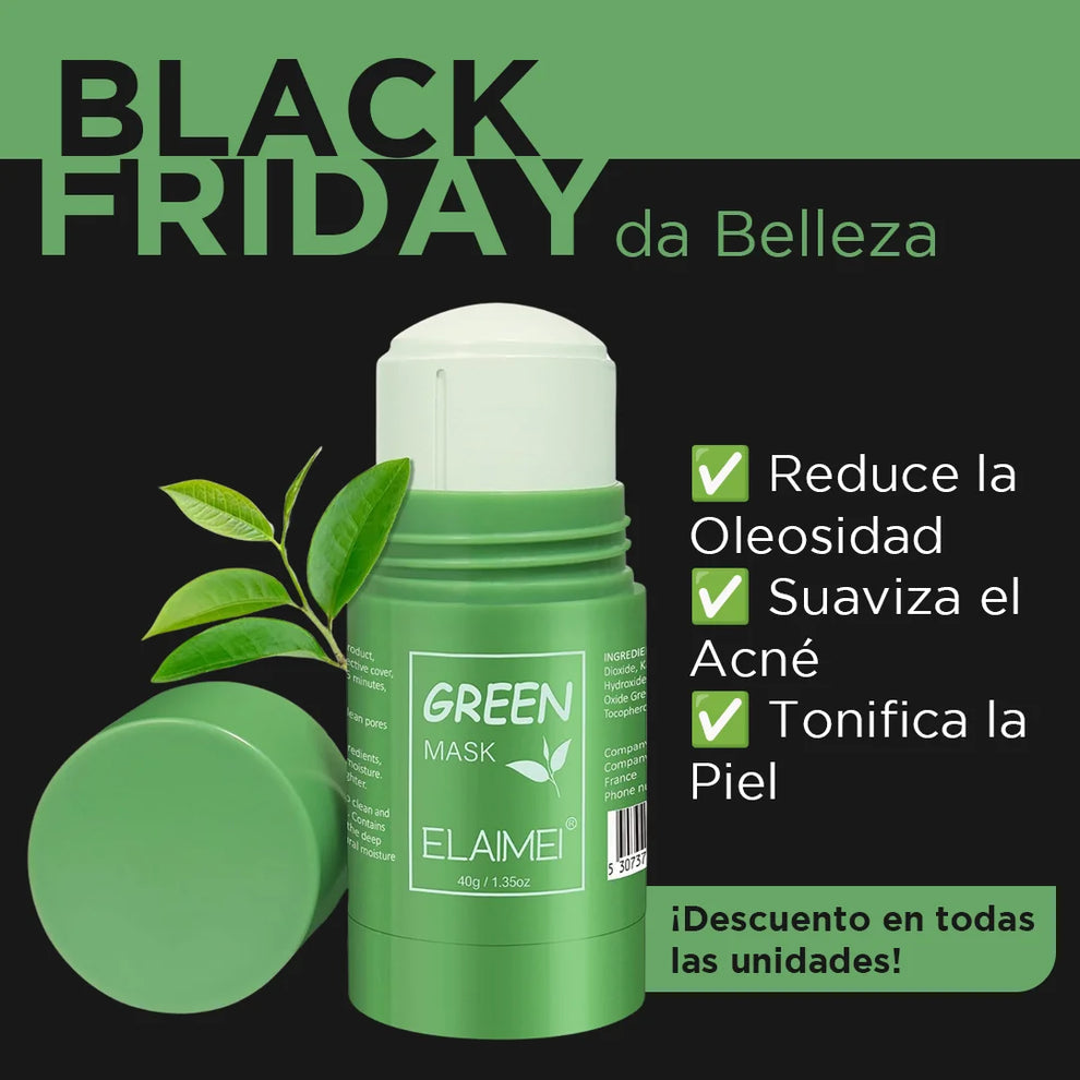 Green Stick™ - Mascarilla en Barra ENRIQUECIDA con Té Verde (OFERTA 2X1 🎁)