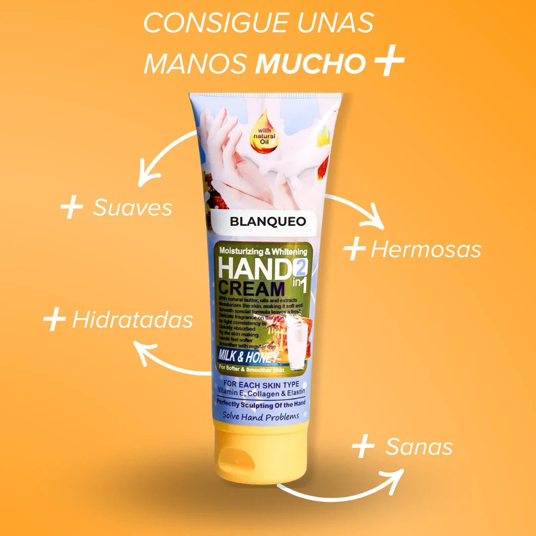 3X1 | Crema de Manos ANTIEDAD con Leche y Miel Colagenizado