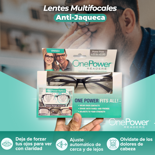 Lentes Multifocales Anti-Jaqueca - OnePower®