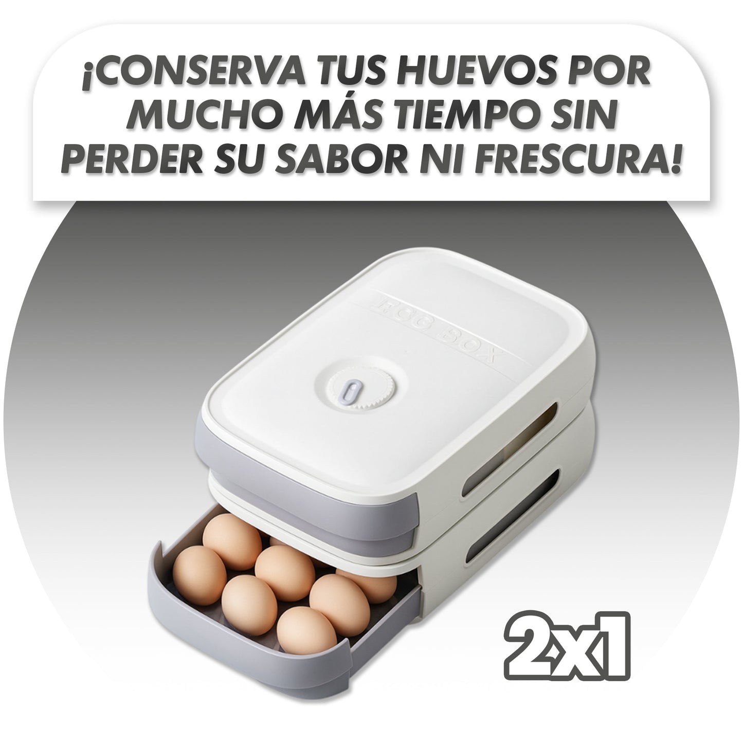 Mantén los huevos frescos y sabrosos por más tiempo | 2x1