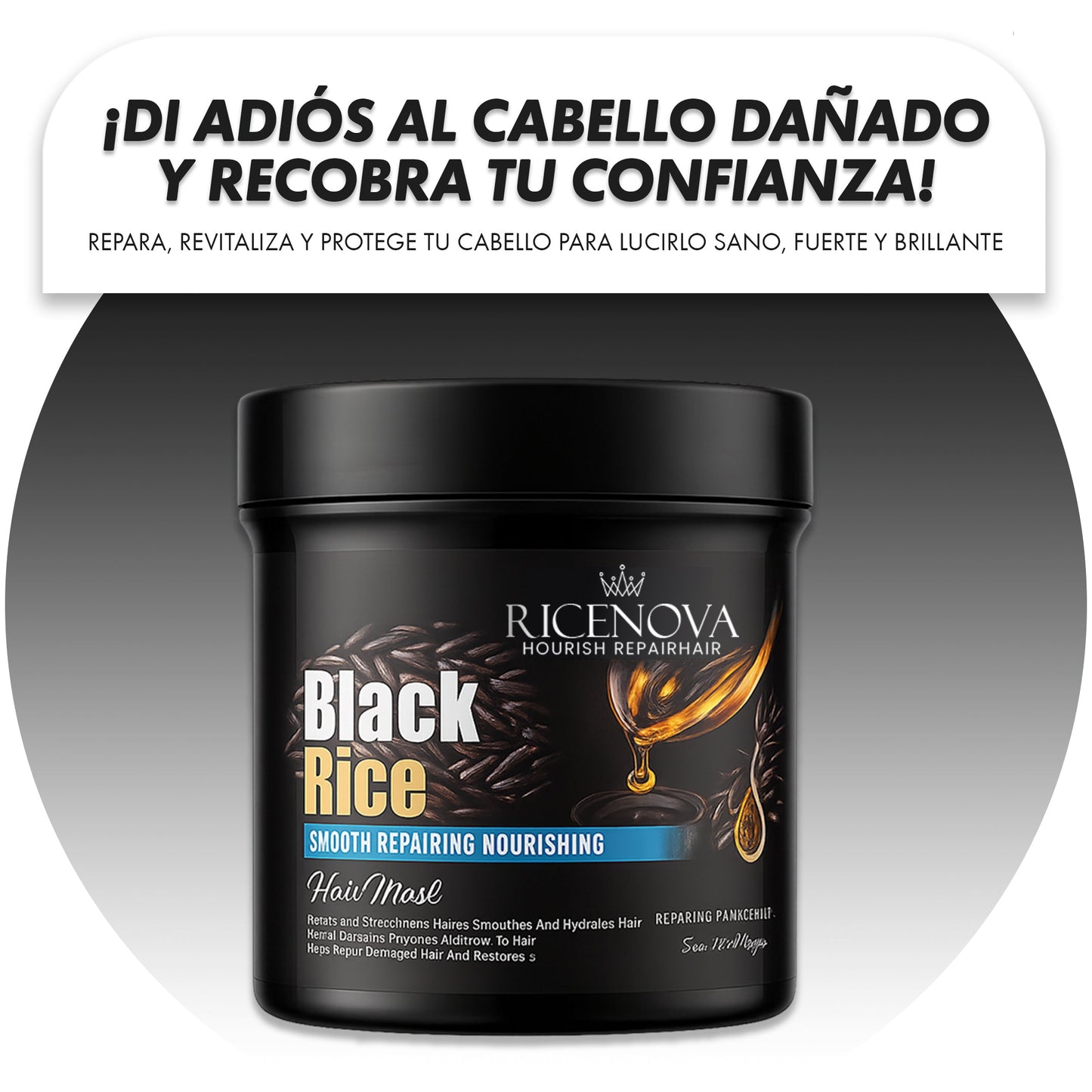Solución Capilar con Arroz Negro de Triple Acción