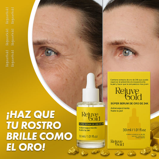 Los 24 Kilates que tu Rostro Necesita para Eliminar Arrugas