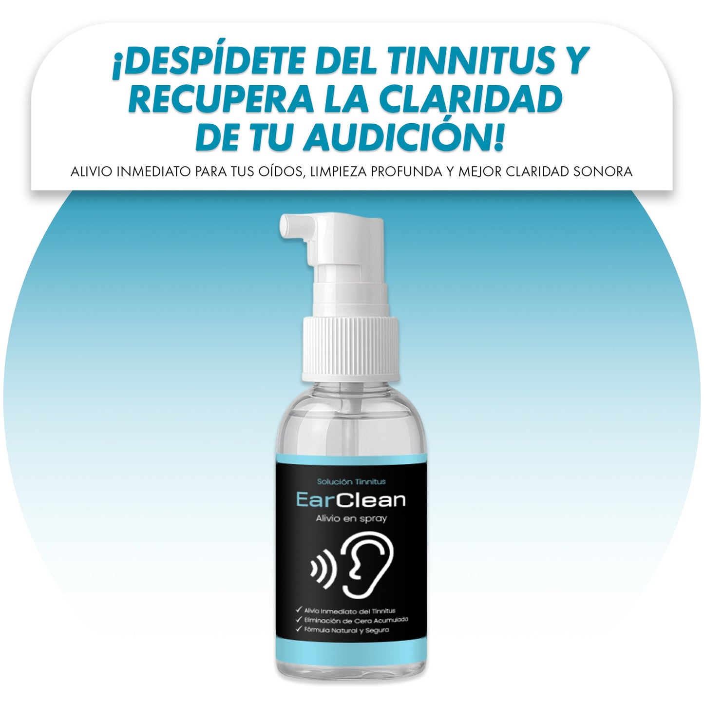 Limpiador de oidos y aliviador de tinitus