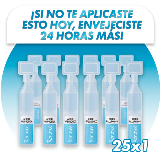 Nueva Fórmula de Ácido  Hialurónico PLUS en Ampollas
