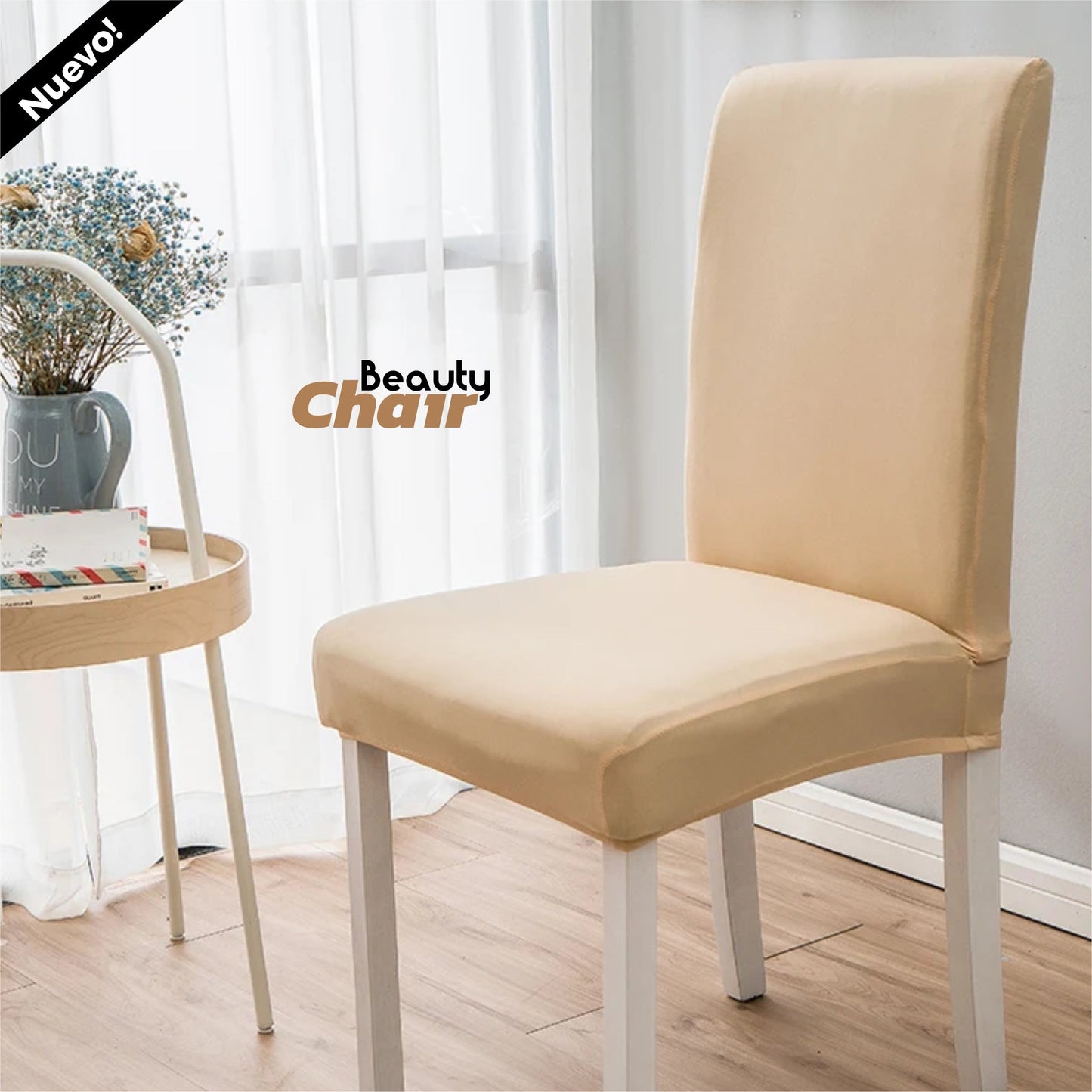 Set 2 Fundas Elásticas Adaptables Para Sillas - BeautyChair©