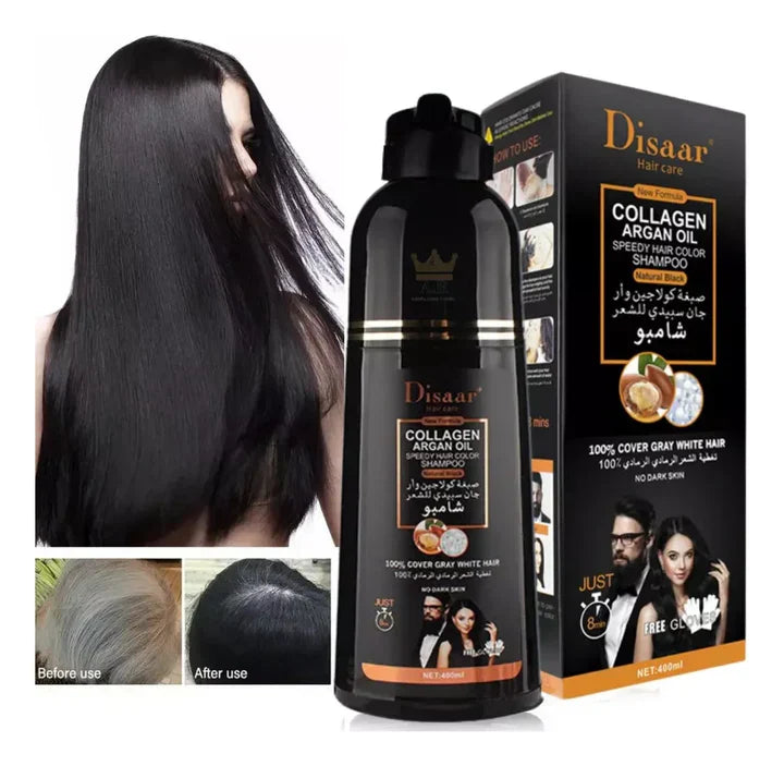 Shampoo Tapa canas 100% Original - ¡Cambia el color en poco tiempo!  (COMPRA 1 LLEVE 2)