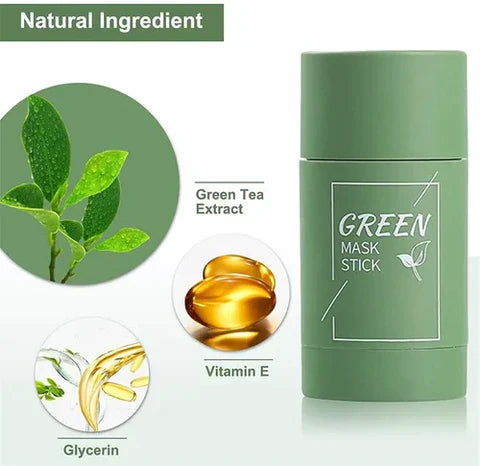 Green Stick™ - Mascarilla en Barra ENRIQUECIDA con Té Verde (OFERTA 2X1 🎁)